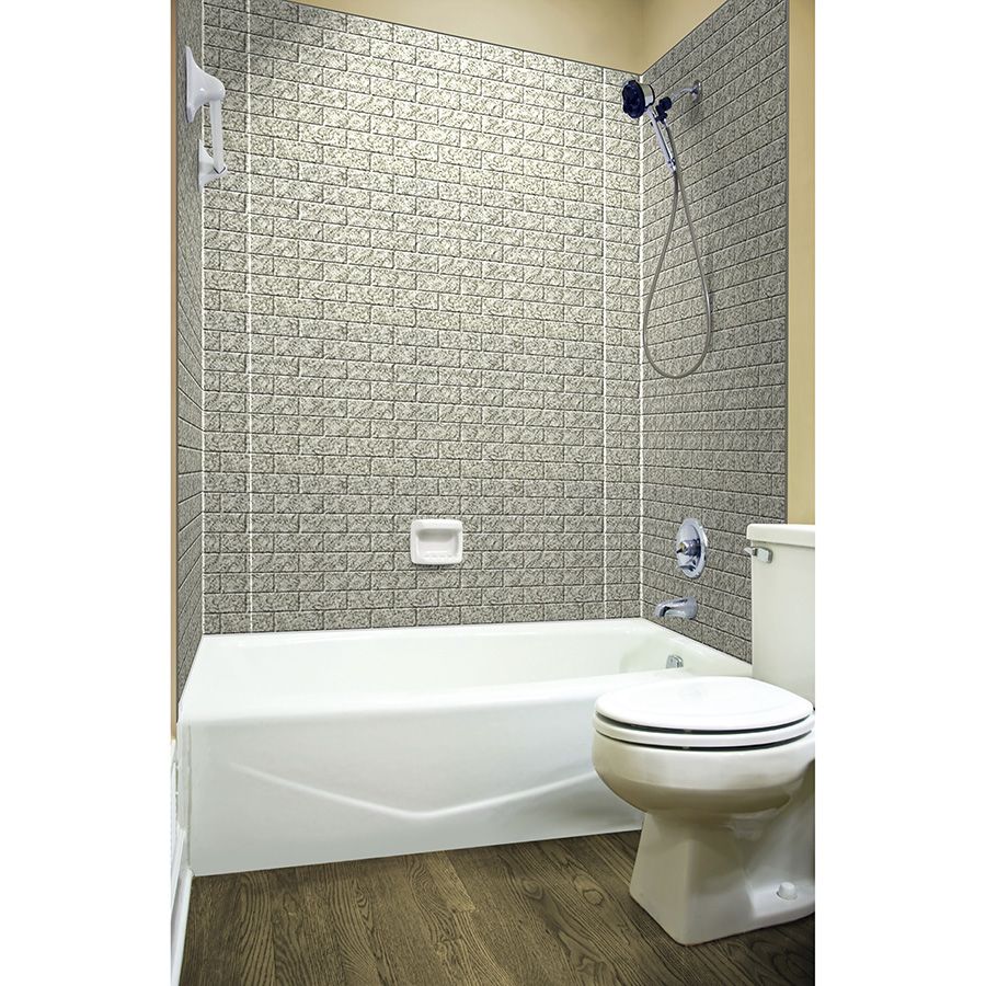 48" Subway Tile Galvanized Tub & Shower Wall Kit Inviting Homes Ltd.